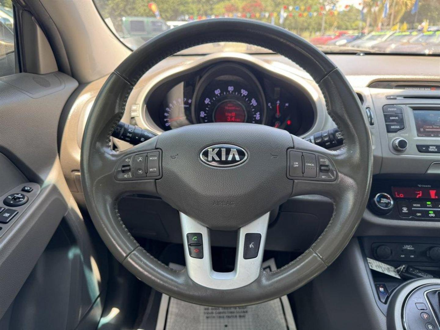 2013 Bronze /Bronze Kia Sportage (KNDPC3A22D7) with an 2.4l I-4 MPI Dohc Cvvt 2. engine, Automatic transmission, located at 745 East Steele Rd., West Columbia, SC, 29170, (803) 755-9148, 33.927212, -81.148483 - Special Interent Price! 2013 Kia Sportage with AM/FM radio, Bluetooth, Sunroof, Backup camera, Leather interior, Keyless entry, Push to start, Powered windows, Powered door locks, Plus more! - Photo#7