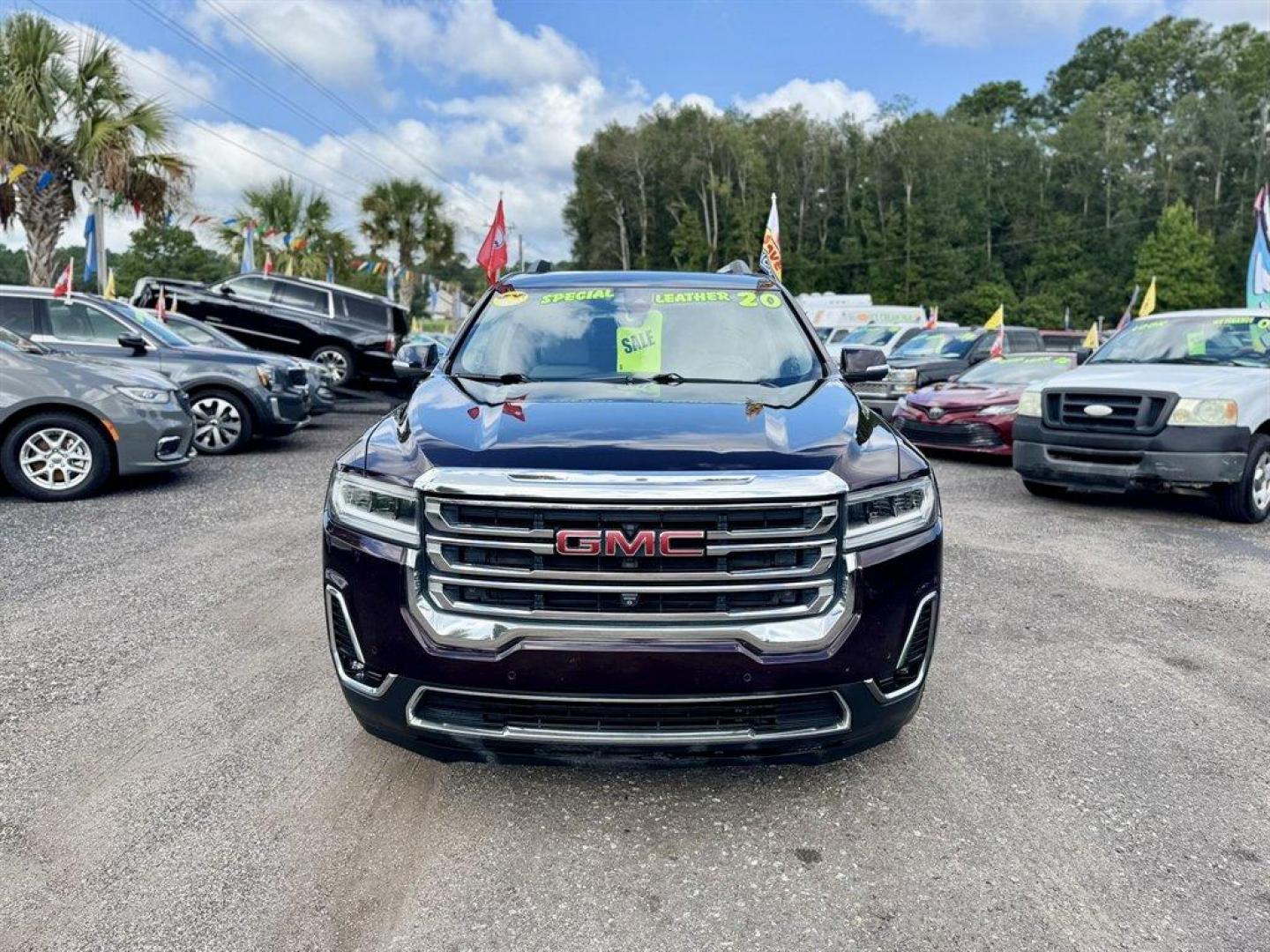 2020 Purple /Grey GMC Acadia (1GKKNMLS6LZ) with an 3.6l V6 DI Dohc 3.6l engine, Automatic transmission, located at 745 East Steele Rd., West Columbia, SC, 29170, (803) 755-9148, 33.927212, -81.148483 - Special Internet Price! 2020 GMC Acadia - Photo#1