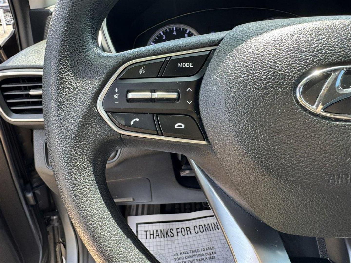 2019 Grey /Black Hyundai Santa FE (5NMS23AD7KH) with an 2.4l I-4 DI Dohc 2.4l engine, Automatic transmission, located at 745 East Steele Rd., West Columbia, SC, 29170, (803) 755-9148, 33.927212, -81.148483 - Special Internet Price! 2019 Hyundai Santa Fe with AM/FM radio, Bluetooth, Backup camera, Cruise control, Keyless entry, Cloth interior, Powered windows, Powered door locks, Plus more! - Photo#8