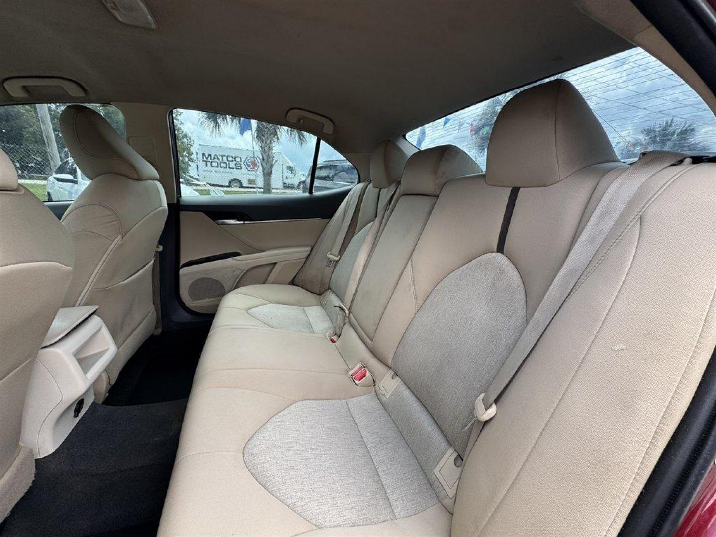 2018 Red /Tan Toyota Camry (4T1B11HK2JU) with an 2.5l I-4 DI Dohc 2.5l engine, Automatic transmission, located at 745 East Steele Rd., West Columbia, SC, 29170, (803) 755-9148, 33.927212, -81.148483 - Special Internet Price! 2018 Toyota Camry with AM/FM radio, Bluetooth, Backup camera, Cruise control, Cloth interior, Push to start, Keyless entry, Powered windows, Powered door locks, Plus more! - Photo#22