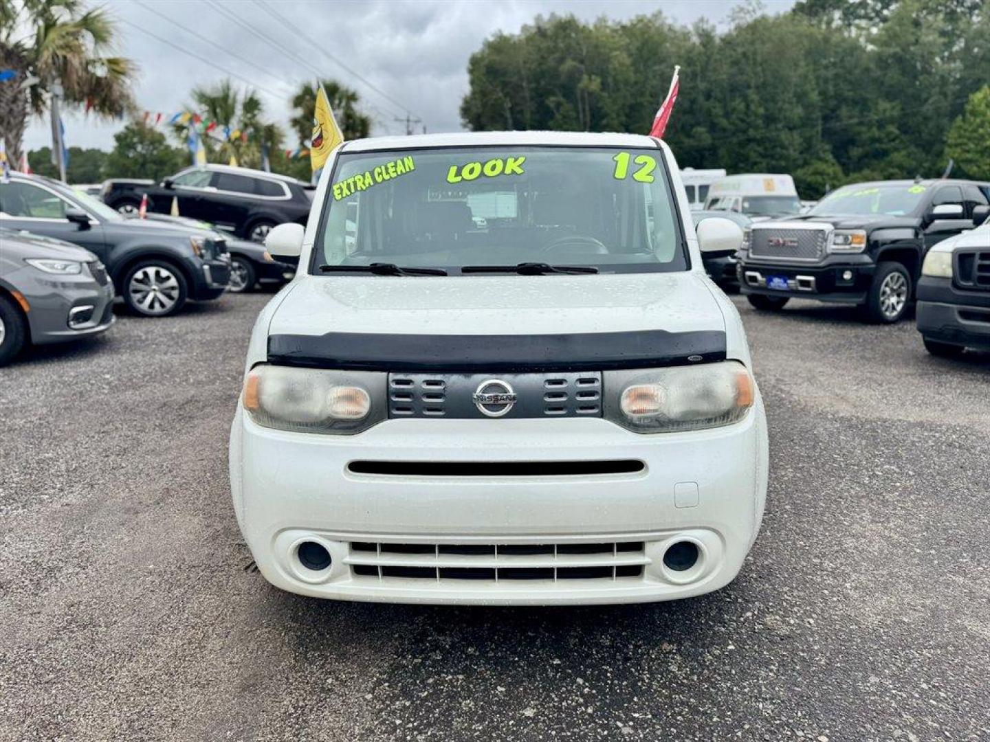2012 White /Black Nissan Cube (JN8AZ2KR9CT) with an 1.8l I-4 DI Dohc 1.8l engine, Automatic transmission, located at 745 East Steele Rd., West Columbia, SC, 29170, (803) 755-9148, 33.927212, -81.148483 - Special Internet Price! 2012 Nissan Cube with AM/FM radio, Cruise control, Cloth interior, Powered windows, Powered door locks, Plus more! - Photo#1