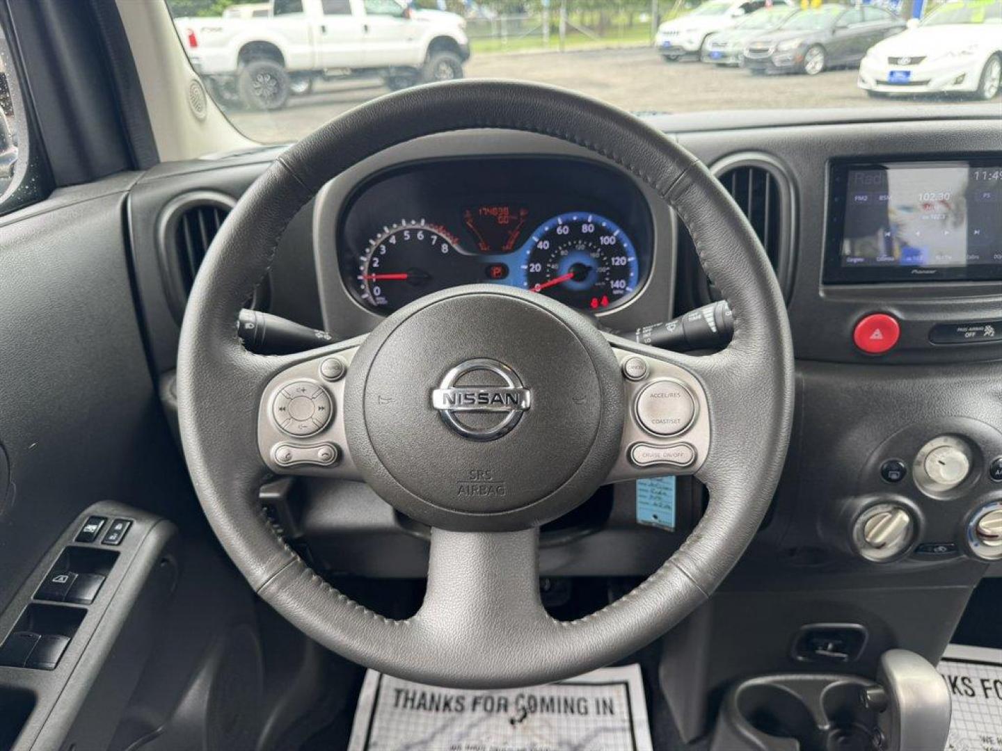 2012 White /Black Nissan Cube (JN8AZ2KR9CT) with an 1.8l I-4 DI Dohc 1.8l engine, Automatic transmission, located at 745 East Steele Rd., West Columbia, SC, 29170, (803) 755-9148, 33.927212, -81.148483 - Special Internet Price! 2012 Nissan Cube with AM/FM radio, Cruise control, Cloth interior, Powered windows, Powered door locks, Plus more! - Photo#7