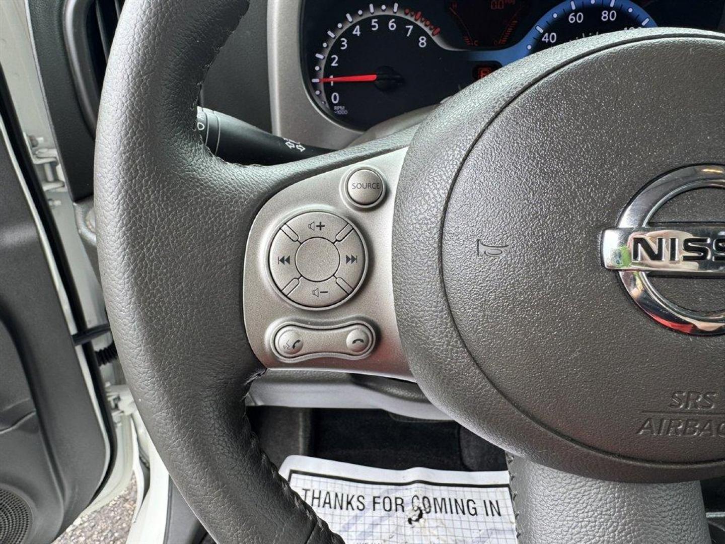 2012 White /Black Nissan Cube (JN8AZ2KR9CT) with an 1.8l I-4 DI Dohc 1.8l engine, Automatic transmission, located at 745 East Steele Rd., West Columbia, SC, 29170, (803) 755-9148, 33.927212, -81.148483 - Special Internet Price! 2012 Nissan Cube with AM/FM radio, Cruise control, Cloth interior, Powered windows, Powered door locks, Plus more! - Photo#8