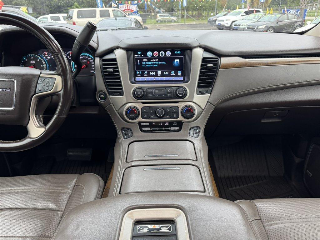 2020 Black /Black GMC Yukon (1GKS1CKJ0LR) with an 6.2l V8 DI VVT Flex 6.2l engine, Automatic transmission, located at 745 East Steele Rd., West Columbia, SC, 29170, (803) 755-9148, 33.927212, -81.148483 - Special Internet Price! 2020 GMC Yukon with AM/FM radio, Bluetooth, Backup camera, Navigation, Sunroof, Keyless entry, Push to start, Cruise control, Leather interior, 3rd row seating, Rear entertainment, Powered liftgate, Powered windows, Powered door locks, Plus more! - Photo#11