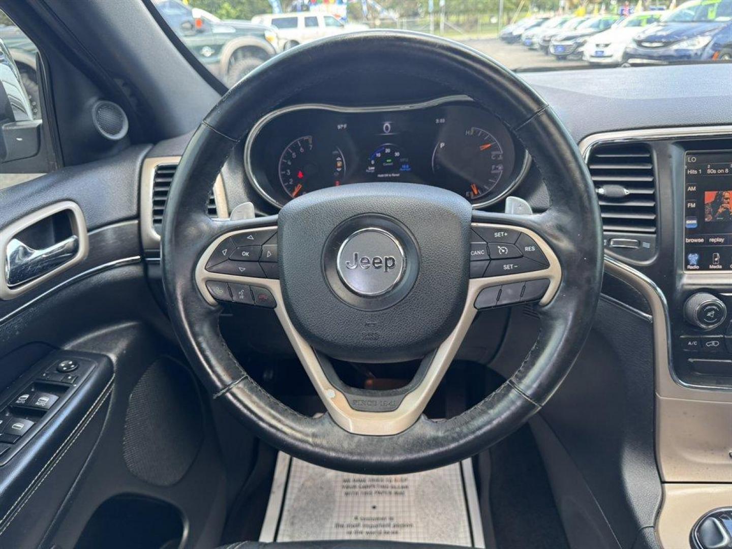 2015 White /Black Jeep Grand Cherokee (1C4RJFBG0FC) with an 3.6l V6 MPI Dohc VVT Flex engine, Automatic transmission, located at 745 East Steele Rd., West Columbia, SC, 29170, (803) 755-9148, 33.927212, -81.148483 - Special Internet Price! 2015 Jeep Grand Cherokee with AM/FM radio, Bluetooth, Backup camera, Navigation, Cruise control, Leather interior, Powered driver seat, 4x4, Push to start, Keyless entry, Powered windows, Powered door locks, Plus more! - Photo#7