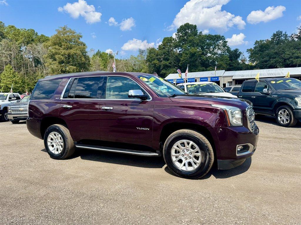 2017 Purple /Taupe GMC Yukon (1GKS2BKCXHR) with an 5.3l V8 DI OHV GAS 5.3l engine, Automatic transmission, located at 745 East Steele Rd., West Columbia, SC, 29170, (803) 755-9148, 33.927212, -81.148483 - Special Internet Price! 2017 GMC Yukon! - Photo#2