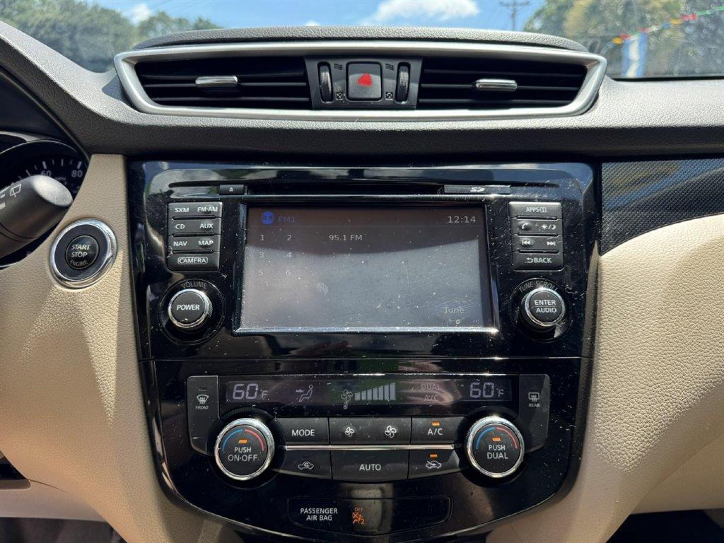 2015 Blue /Grey Nissan Rogue (5N1AT2MT1FC) with an 2.5l I-4 MPI Dohc 2.5l engine, Automatic transmission, located at 745 East Steele Rd., West Columbia, SC, 29170, (803) 755-9148, 33.927212, -81.148483 - Special Internet Price! 2015 Nissan Rogue with AM/FM radio, Backup camera, Navigation, Cruise control, Keyless entry, Push to start, Leather interior, Panoramic sunroof, Powered driver seat, Powered liftgate, Powered windows, Powered door locks, Plus more! - Photo#11