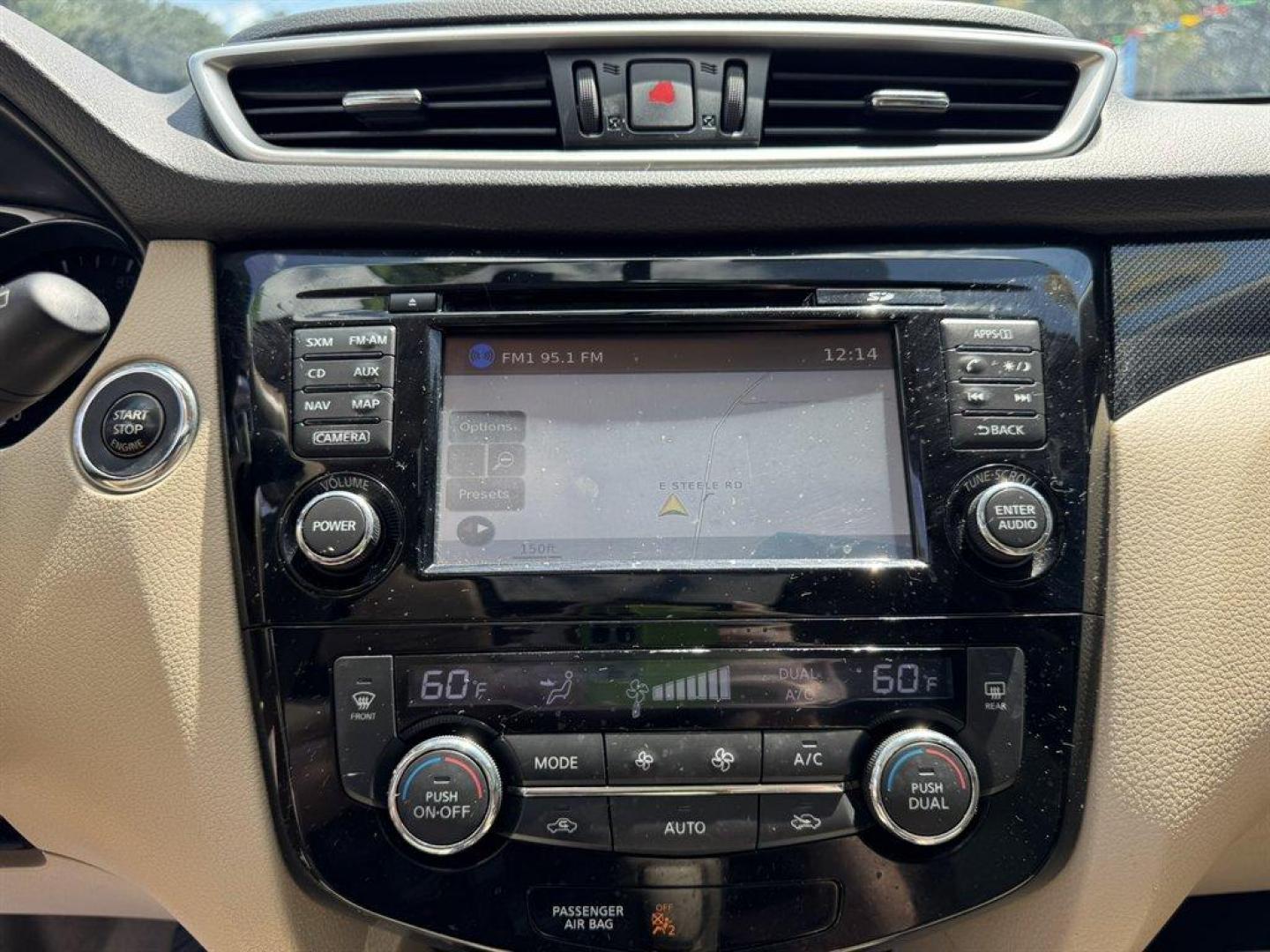 2015 Blue /Grey Nissan Rogue (5N1AT2MT1FC) with an 2.5l I-4 MPI Dohc 2.5l engine, Automatic transmission, located at 745 East Steele Rd., West Columbia, SC, 29170, (803) 755-9148, 33.927212, -81.148483 - Special Internet Price! 2015 Nissan Rogue with AM/FM radio, Backup camera, Navigation, Cruise control, Keyless entry, Push to start, Leather interior, Panoramic sunroof, Powered driver seat, Powered liftgate, Powered windows, Powered door locks, Plus more! - Photo#13