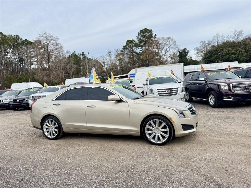 2013 Gold /Taupe Cadillac ATS (1G6AH5RX1D0) with an 2.0l I-4 DI Dohc T/C 2.0l engine, located at 745 East Steele Rd., West Columbia, SC, 29170, (803) 755-9148, 33.927212, -81.148483 - Photo#2