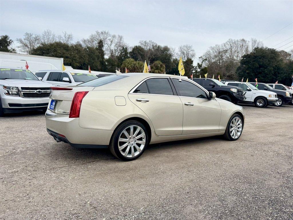 2013 Gold /Taupe Cadillac ATS (1G6AH5RX1D0) with an 2.0l I-4 DI Dohc T/C 2.0l engine, located at 745 East Steele Rd., West Columbia, SC, 29170, (803) 755-9148, 33.927212, -81.148483 - Photo#3