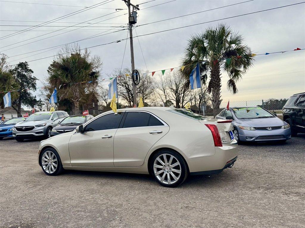 2013 Gold /Taupe Cadillac ATS (1G6AH5RX1D0) with an 2.0l I-4 DI Dohc T/C 2.0l engine, located at 745 East Steele Rd., West Columbia, SC, 29170, (803) 755-9148, 33.927212, -81.148483 - Photo#5