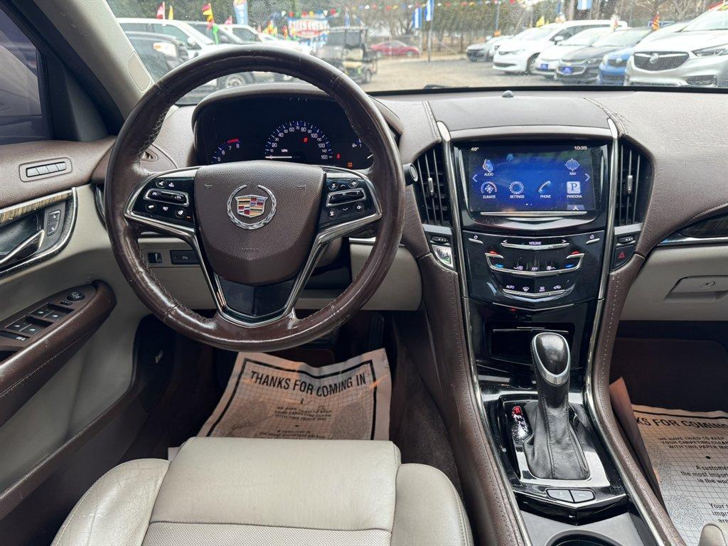 2013 Gold /Taupe Cadillac ATS (1G6AH5RX1D0) with an 2.0l I-4 DI Dohc T/C 2.0l engine, located at 745 East Steele Rd., West Columbia, SC, 29170, (803) 755-9148, 33.927212, -81.148483 - Photo#6