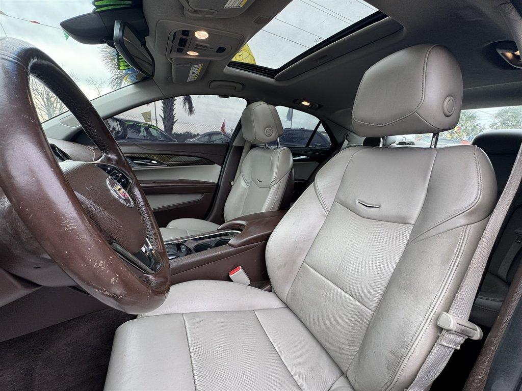 2013 Gold /Taupe Cadillac ATS (1G6AH5RX1D0) with an 2.0l I-4 DI Dohc T/C 2.0l engine, located at 745 East Steele Rd., West Columbia, SC, 29170, (803) 755-9148, 33.927212, -81.148483 - Photo#19