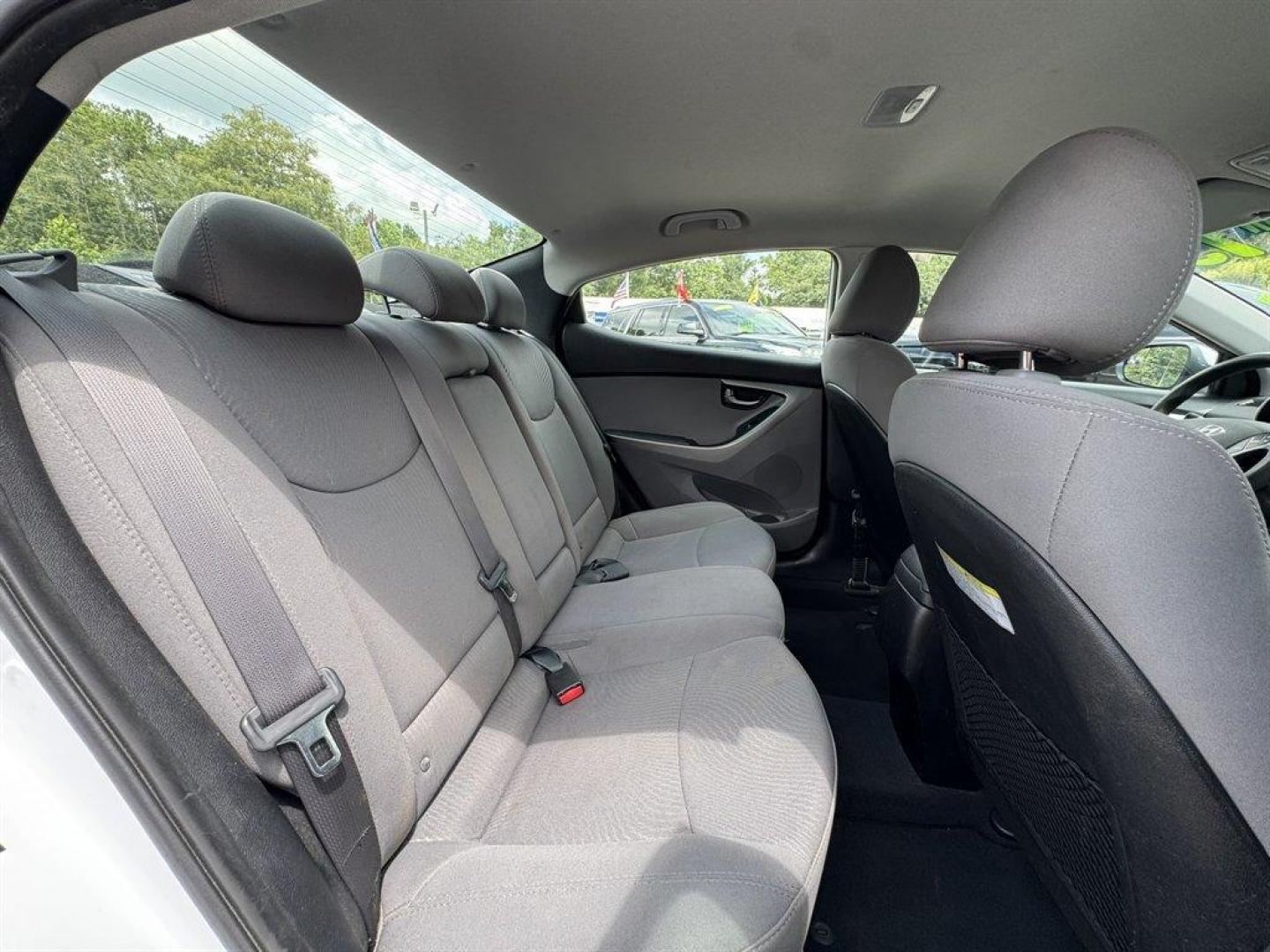 2015 White /Grey Hyundai Elantra (5NPDH4AE6FH) with an 1.8l I-4 MPI Dohc 1.8l engine, Automatic transmission, located at 745 East Steele Rd., West Columbia, SC, 29170, (803) 755-9148, 33.927212, -81.148483 - Special Internet Price! 2015 Hyundai Elantra with AM/FM radio, Keyless entry, Cloth interior, Powered windows, Powered door locks, Plus more! - Photo#23