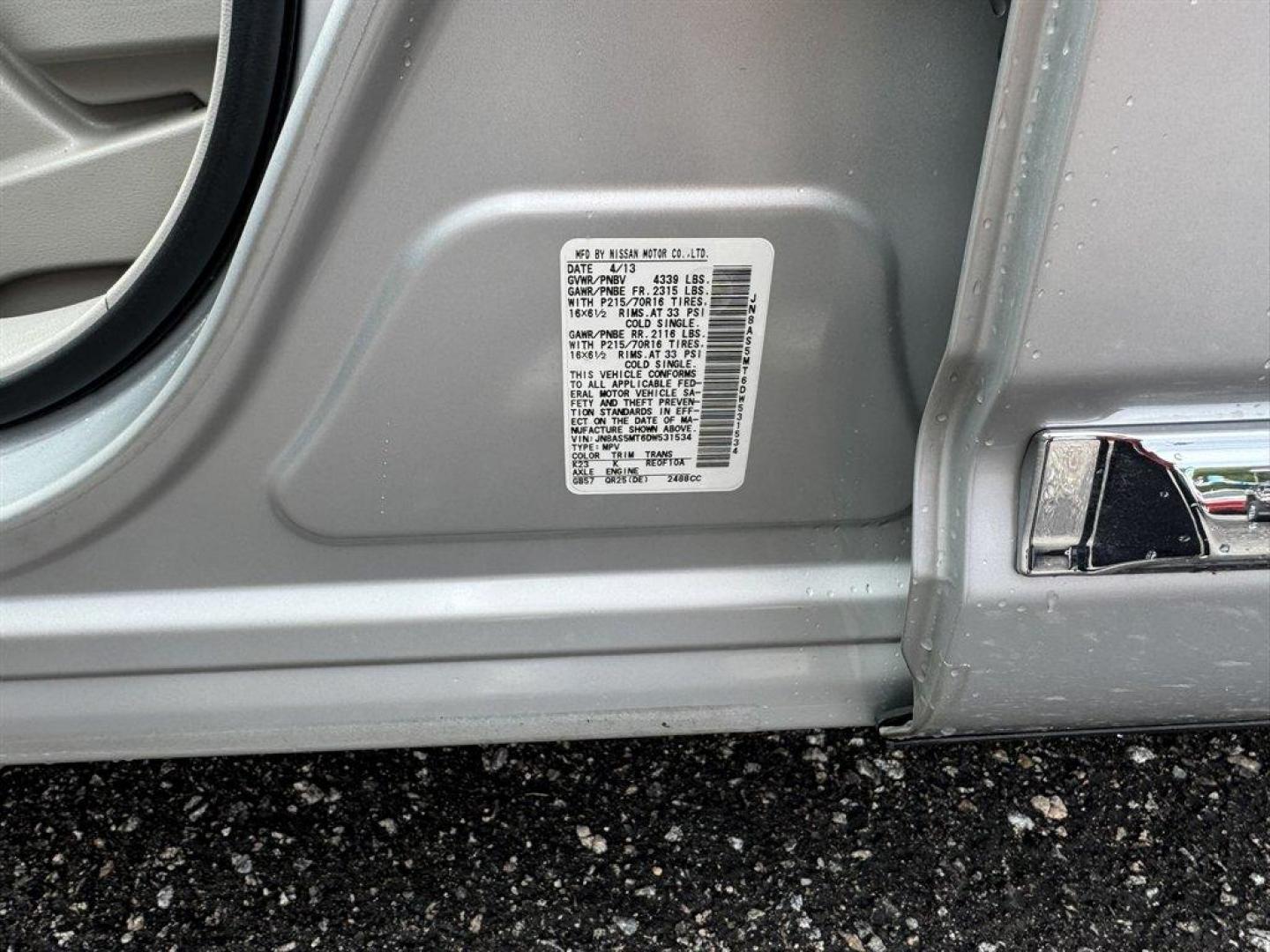 2013 Silver /Grey Nissan Rogue (JN8AS5MT6DW) with an 2.5l I-4 MPI Dohc 2.5l engine, Automatic transmission, located at 745 East Steele Rd., West Columbia, SC, 29170, (803) 755-9148, 33.927212, -81.148483 - Special Internet Price! 2013 Nissan Rogue with AM/FM radio, Cruise control, Cloth interior, Powered windows, Powered door locks, Plus more! - Photo#27