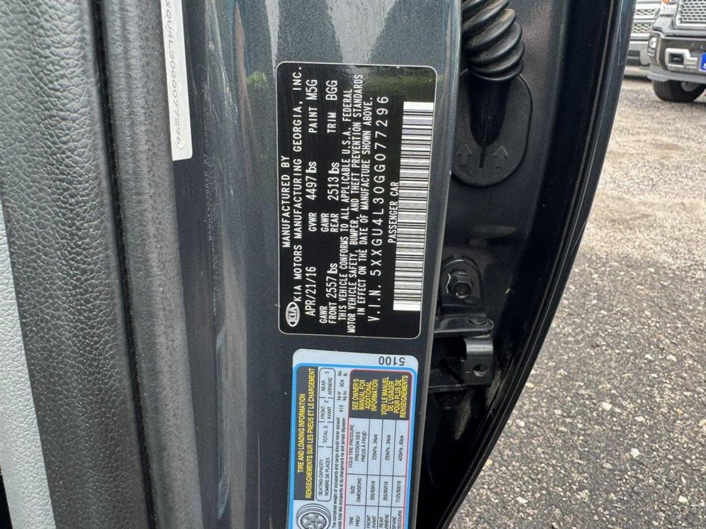 2016 Grey /Grey Kia Optima (5XXGU4L30GG) with an 2.4l I-4 DI Dohc 2.4l engine, Automatic transmission, located at 745 East Steele Rd., West Columbia, SC, 29170, (803) 755-9148, 33.927212, -81.148483 - Special Internet Price! 2016 Kia Optima with AM/FM radio, Bluetooth, Backup camera, Push to start, Keyless entry, Powered driver seat, Powered windows, Powered door locks, Plus more! - Photo#33