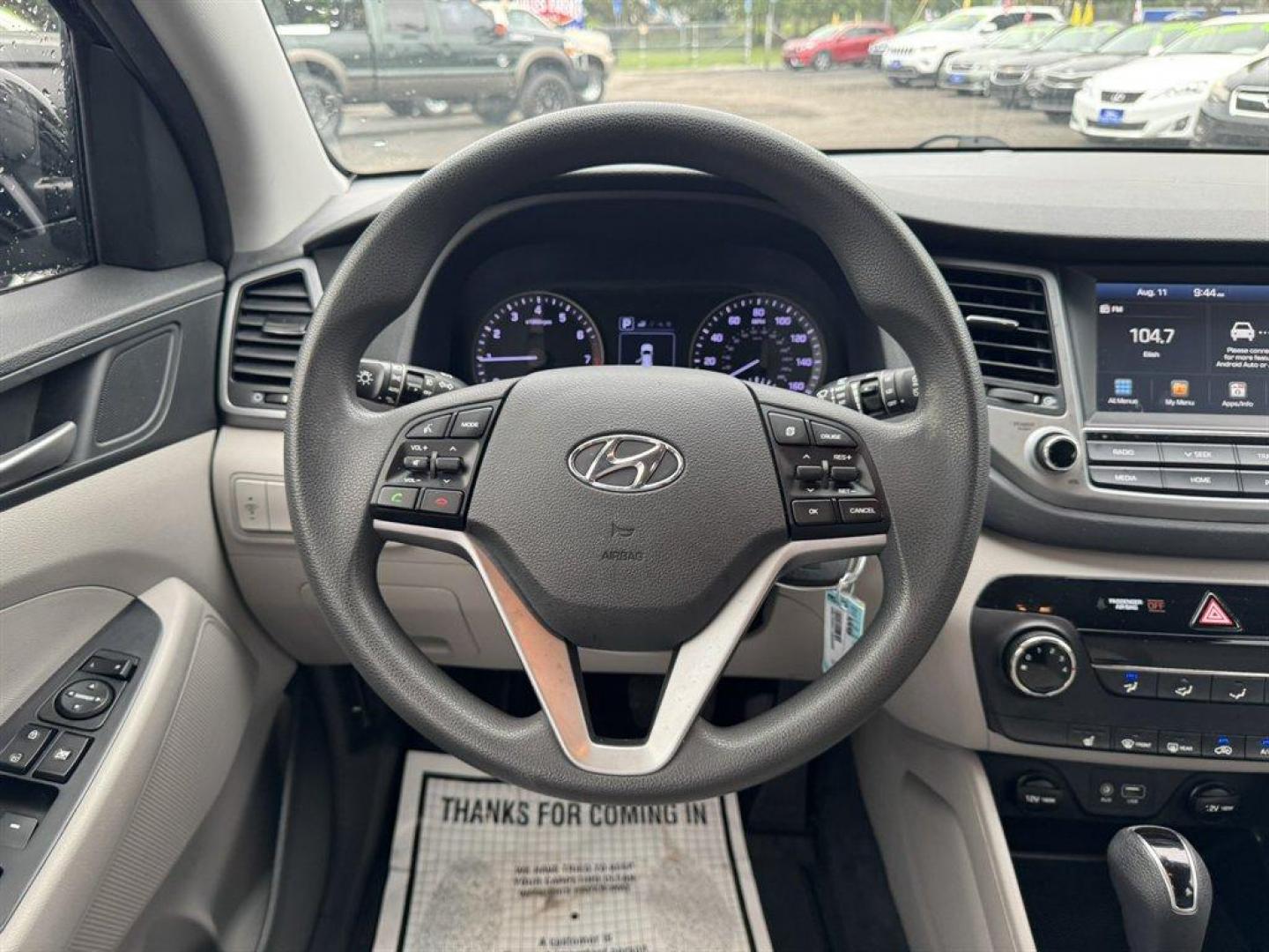 2018 Black /Grey Hyundai Tucson (KM8J33A41JU) with an 2.0l I-4 DI Dohc Cvvt 2.0 engine, Automatic transmission, located at 745 East Steele Rd., West Columbia, SC, 29170, (803) 755-9148, 33.927212, -81.148483 - Special Internet Price! 2018 Hyundai Tucson with AM/FM radio, Bluetooth, Backup camera, Cruise control, Keyless entry, Cloth interior, Powered windows, Powered door locks, Plus more! - Photo#7
