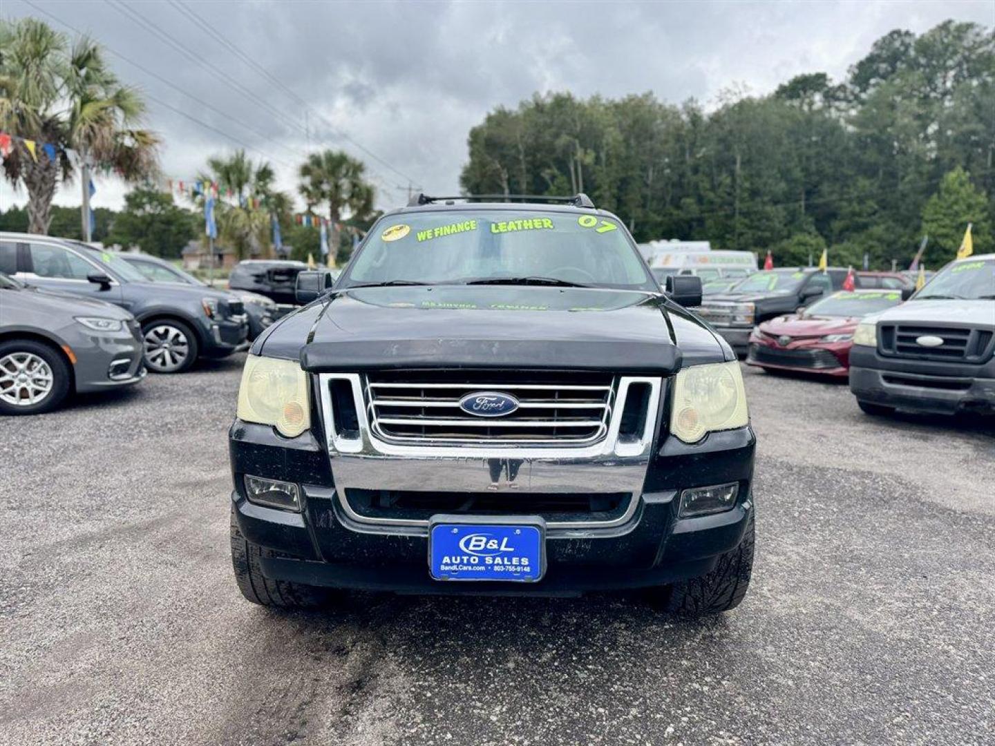 2007 Black /Black Ford Explorer Sport Trac (1FMEU33897U) with an 4.6l V8 EFI Sohc 4.6l engine, Automatic transmission, located at 745 East Steele Rd., West Columbia, SC, 29170, (803) 755-9148, 33.927212, -81.148483 - Special Internet Price! 2007 Ford Explorer Sport Trac - Photo#1