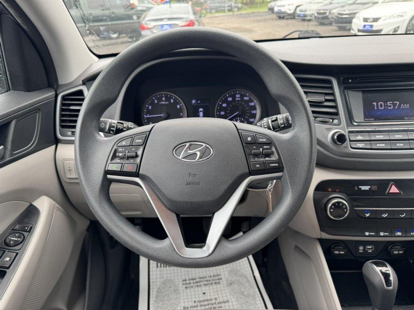 2016 Grey /Grey Hyundai Tucson (KM8J33A49GU) with an 2.0l I-4 DI Dohc Cvvt 2.0 engine, Automatic transmission, located at 745 East Steele Rd., West Columbia, SC, 29170, (803) 755-9148, 33.927212, -81.148483 - Special Internet Price! 2016 Hyundai Tucson with AM/FM radio, Bluetooth, Backup camera, Cruise control, Cloth interior, Powered driver seat, Powered windows, Powered door locks, Plus more! - Photo#7