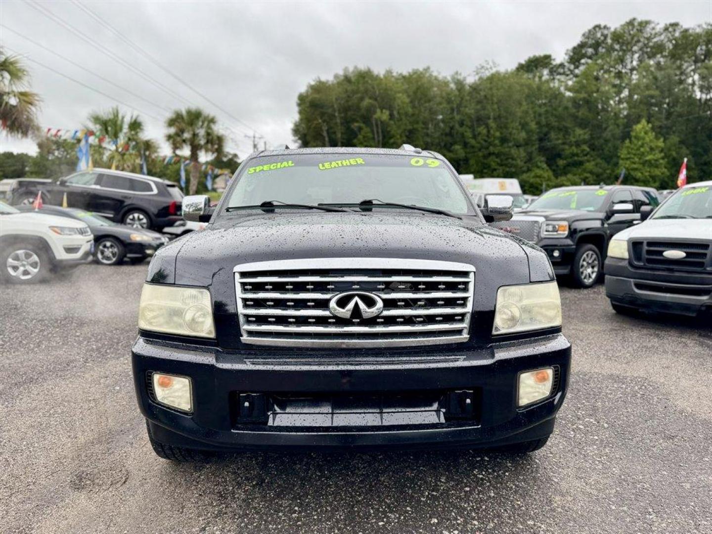 2009 Black /Black Infiniti QX56 (5N3AA08D89N) with an 5.6l V8 MPI Dohc 5.6l engine, Automatic transmission, located at 745 East Steele Rd., West Columbia, SC, 29170, (803) 755-9148, 33.927212, -81.148483 - Special Internet Price! 2009 Infiniti QX56 with AM/FM radio, Backup camera, Navigation, Cruise control, Sunroof, Leather interior, 3rd row seating, Heated seats, Keyless entry, Powered liftgate, Powered windows, Powered door locks, Plus more! - Photo#1