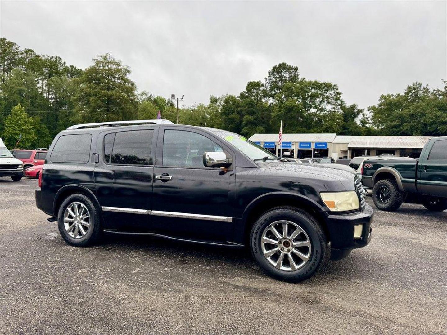 2009 Black /Black Infiniti QX56 (5N3AA08D89N) with an 5.6l V8 MPI Dohc 5.6l engine, Automatic transmission, located at 745 East Steele Rd., West Columbia, SC, 29170, (803) 755-9148, 33.927212, -81.148483 - Special Internet Price! 2009 Infiniti QX56 with AM/FM radio, Backup camera, Navigation, Cruise control, Sunroof, Leather interior, 3rd row seating, Heated seats, Keyless entry, Powered liftgate, Powered windows, Powered door locks, Plus more! - Photo#2