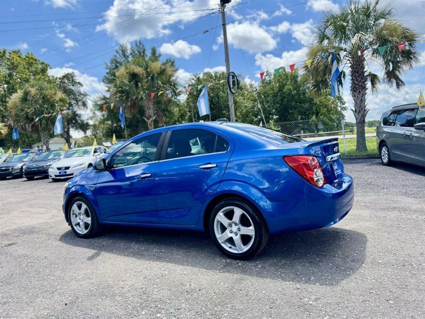 2016 Blue /Black Chevrolet Sonic (1G1JE5SB0G4) with an 1.4l I-4 MFI Dohc T/C 1.4 engine, Automatic transmission, located at 745 East Steele Rd., West Columbia, SC, 29170, (803) 755-9148, 33.927212, -81.148483 - Special Internet Price! 2016 Chevrolet Sonic with AM/FM radio, Backup camera, Cruise control, Leather interior, Powered windows, Powered door locks, Plus more! - Photo#5