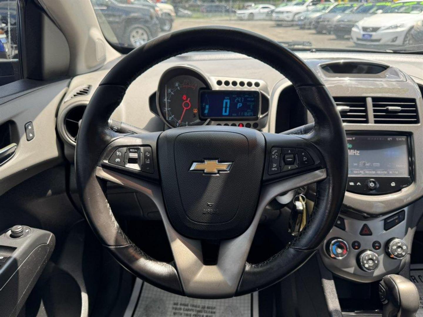 2016 Blue /Black Chevrolet Sonic (1G1JE5SB0G4) with an 1.4l I-4 MFI Dohc T/C 1.4 engine, Automatic transmission, located at 745 East Steele Rd., West Columbia, SC, 29170, (803) 755-9148, 33.927212, -81.148483 - Special Internet Price! 2016 Chevrolet Sonic with AM/FM radio, Backup camera, Cruise control, Leather interior, Powered windows, Powered door locks, Plus more! - Photo#7