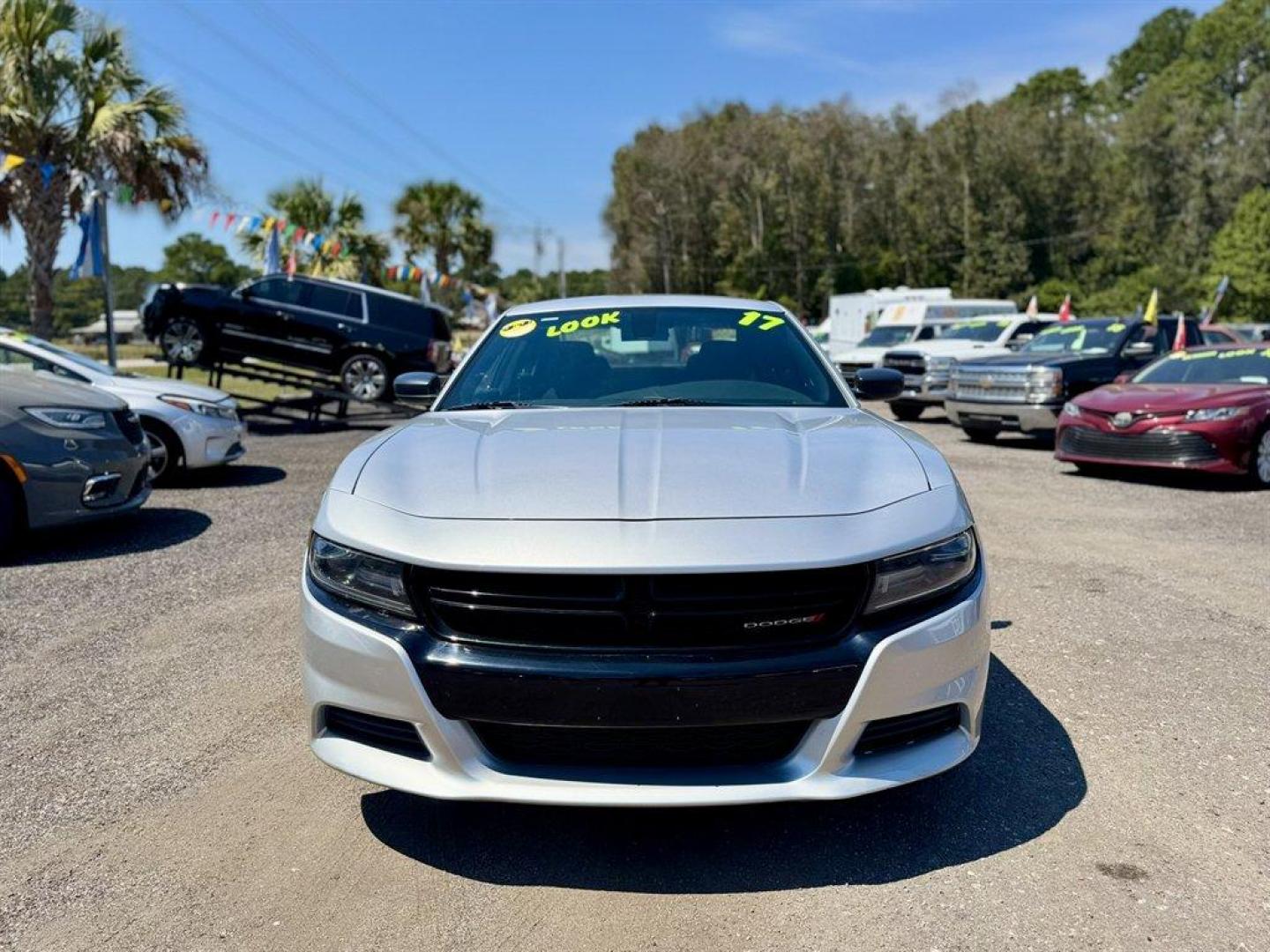 2017 Silver /Black Dodge Charger (2C3CDXKT9HH) with an 5.7l V8 SFI Hemi MLT-Disp engine, Automatic transmission, located at 745 East Steele Rd., West Columbia, SC, 29170, (803) 755-9148, 33.927212, -81.148483 - Special Internet Price! 2017 Dodge Charger - Photo#1