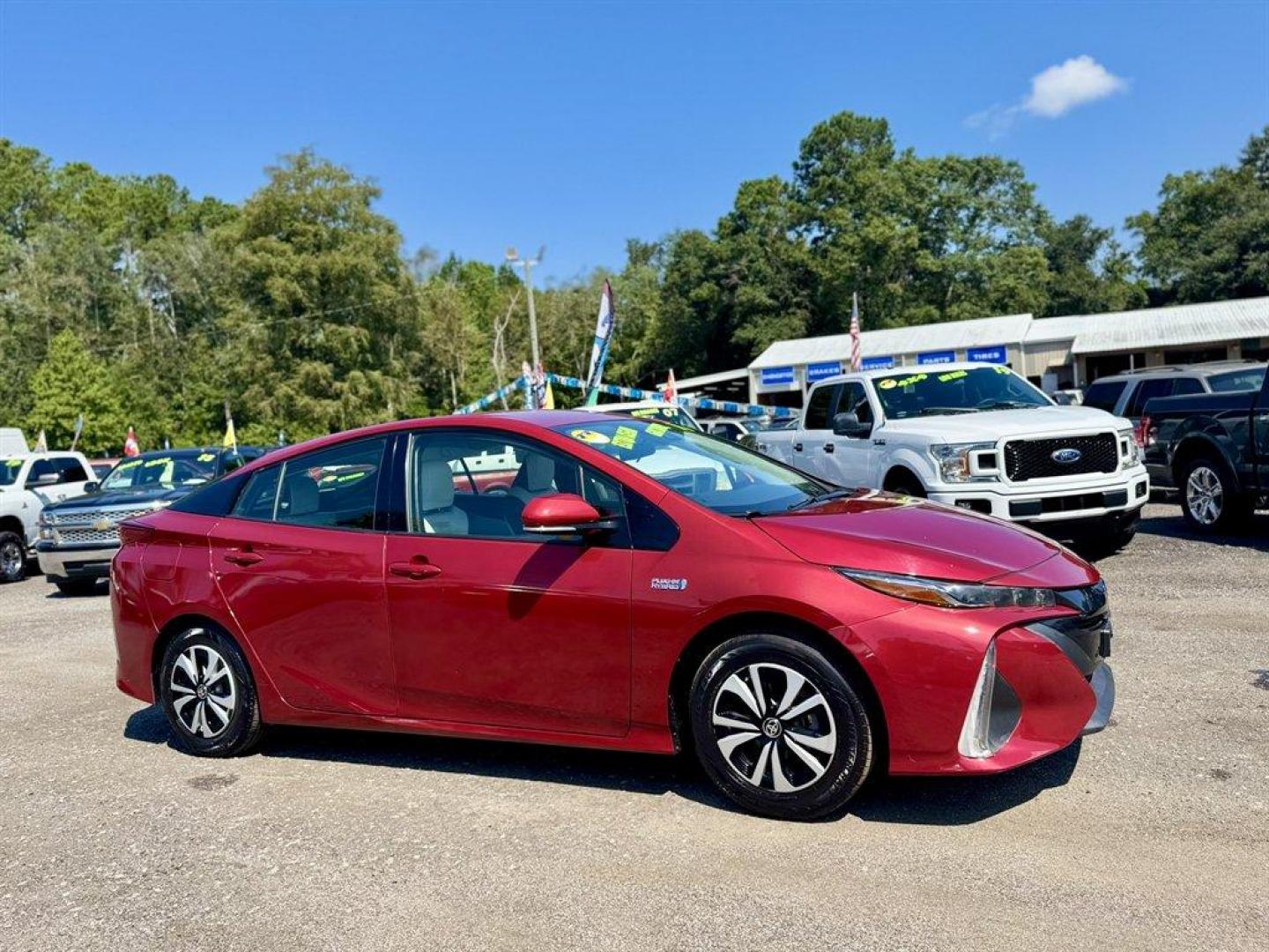 2017 Red /Black Toyota Prius Prime (JTDKARFPXH3) with an 1.8l I-4 EFI Dohc Phev 1. engine, Automatic transmission, located at 745 East Steele Rd., West Columbia, SC, 29170, (803) 755-9148, 33.927212, -81.148483 - Special Internet Price! 2017 Toyota Prius Prime - Photo#2