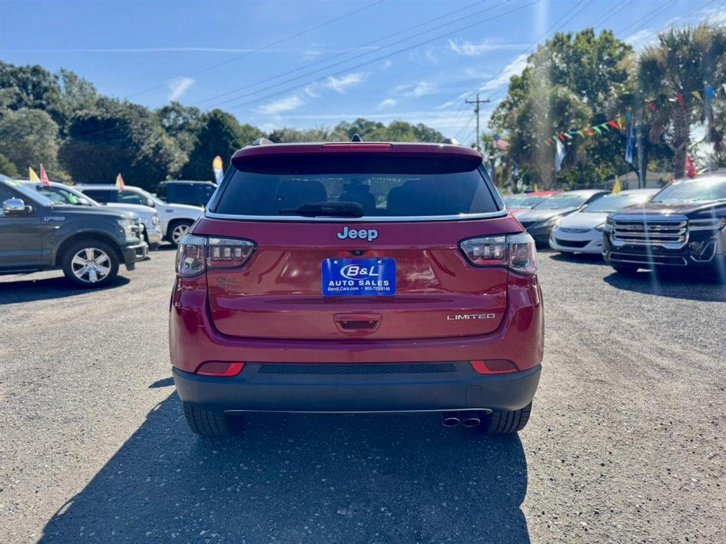 2019 Red /Black Jeep Compass (3C4NJCCB9KT) with an 2.4l I-4 MPI Sohc 2.4l engine, Automatic transmission, located at 745 East Steele Rd., West Columbia, SC, 29170, (803) 755-9148, 33.927212, -81.148483 - Special Internet Price! 2019 Jeep Compass - Photo#4