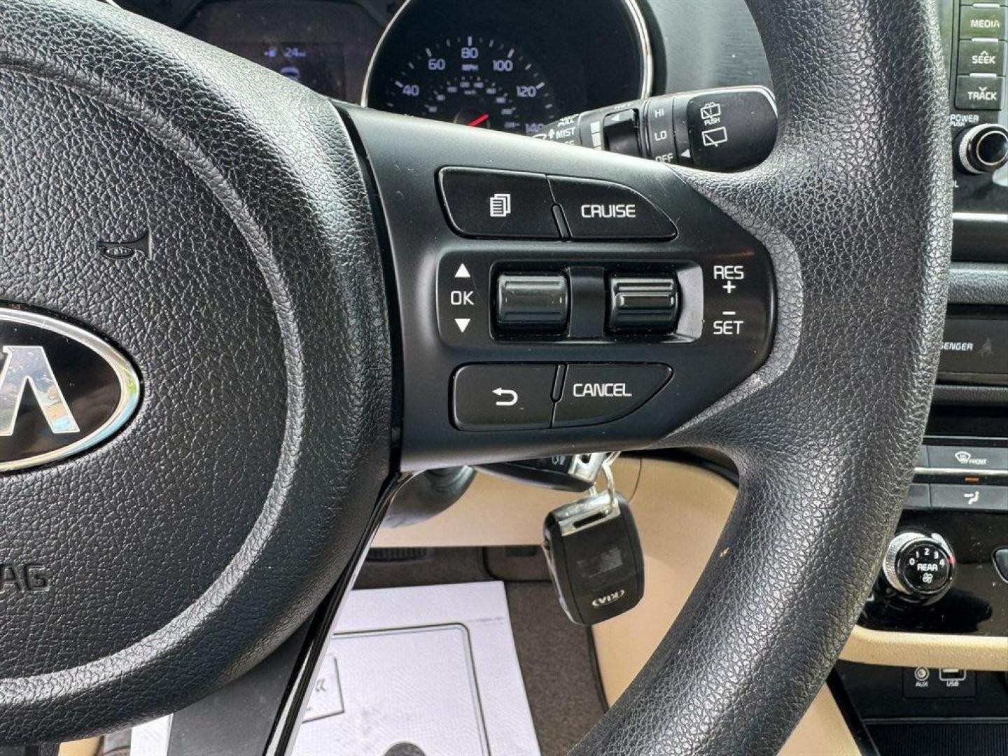 2019 Blue /Tan Kia Sedona (KNDMB5C15K6) with an 3.3l V6 DI Dohc 3.3l engine, Automatic transmission, located at 745 East Steele Rd., West Columbia, SC, 29170, (803) 755-9148, 33.927212, -81.148483 - Special Internet Price! 2019 Kia Sedona - Photo#9