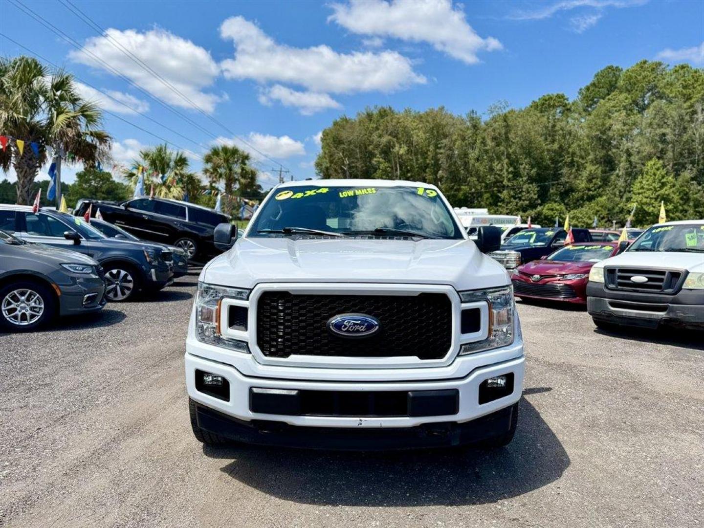 2019 White /Black Ford F150 (1FTEW1EP9KF) with an 2.7l V6 DI T/C Ecoboost 2 engine, Automatic transmission, located at 745 East Steele Rd., West Columbia, SC, 29170, (803) 755-9148, 33.927212, -81.148483 - Special Internet Price! 2019 Ford F150 STX Package - Photo#1