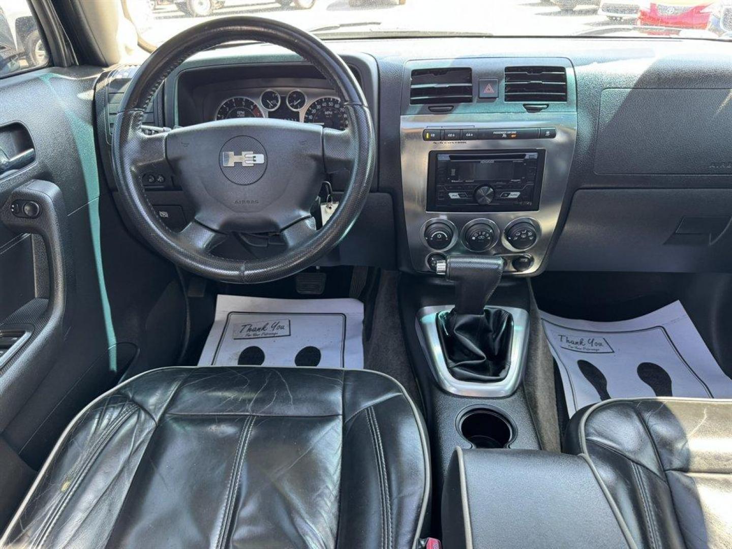 2006 Black /Black Hummer H3 (5GTDN136668) with an 3.5l I-5 MPI Dohc 3.5l engine, Automatic transmission, located at 745 East Steele Rd., West Columbia, SC, 29170, (803) 755-9148, 33.927212, -81.148483 - Special Internet Price! 2006 Hummer H3 - Photo#6