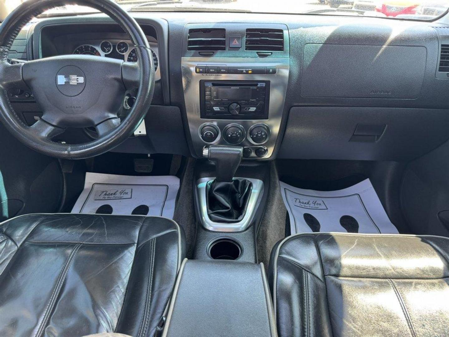 2006 Black /Black Hummer H3 (5GTDN136668) with an 3.5l I-5 MPI Dohc 3.5l engine, Automatic transmission, located at 745 East Steele Rd., West Columbia, SC, 29170, (803) 755-9148, 33.927212, -81.148483 - Special Internet Price! 2006 Hummer H3 - Photo#9