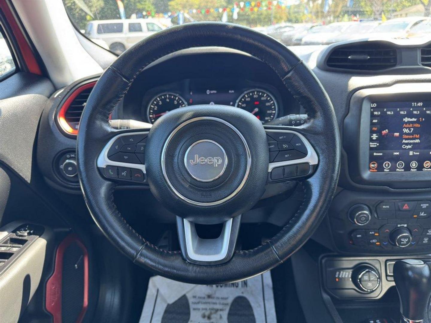 2021 Orange /Black Jeep Renegade (ZACNJDC10MP) with an 1.3l I-4 DI Sohc T/C 1.3l engine, Automatic transmission, located at 745 East Steele Rd., West Columbia, SC, 29170, (803) 755-9148, 33.927212, -81.148483 - Special Internet Price! 2021 Jeep Renegade - Photo#7
