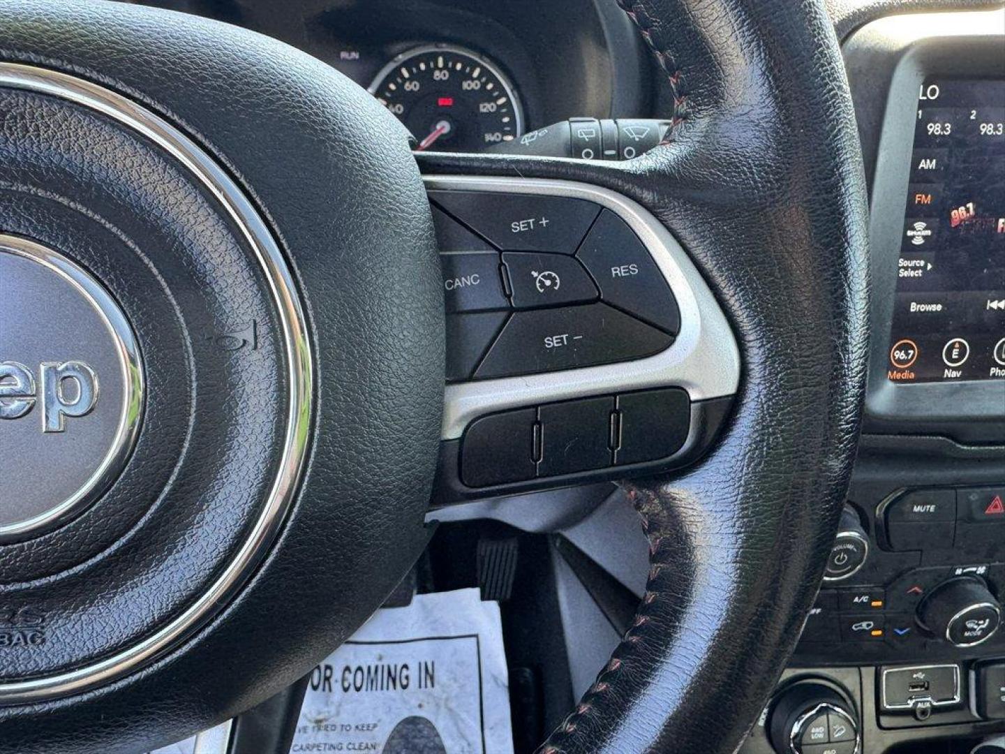 2021 Orange /Black Jeep Renegade (ZACNJDC10MP) with an 1.3l I-4 DI Sohc T/C 1.3l engine, Automatic transmission, located at 745 East Steele Rd., West Columbia, SC, 29170, (803) 755-9148, 33.927212, -81.148483 - Special Internet Price! 2021 Jeep Renegade - Photo#9