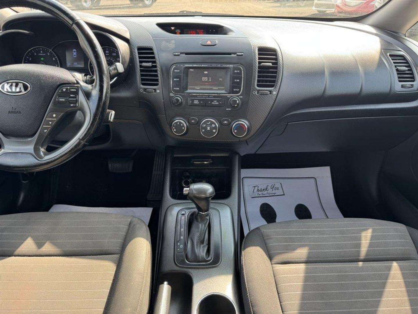 2016 Grey /Black Kia Forte (KNAFX5A83G5) with an 2.0l I-4 DI Dohc 2.0l engine, Automatic transmission, located at 745 East Steele Rd., West Columbia, SC, 29170, (803) 755-9148, 33.927212, -81.148483 - Special Internet Price! 2016 Kia Forte - Photo#11