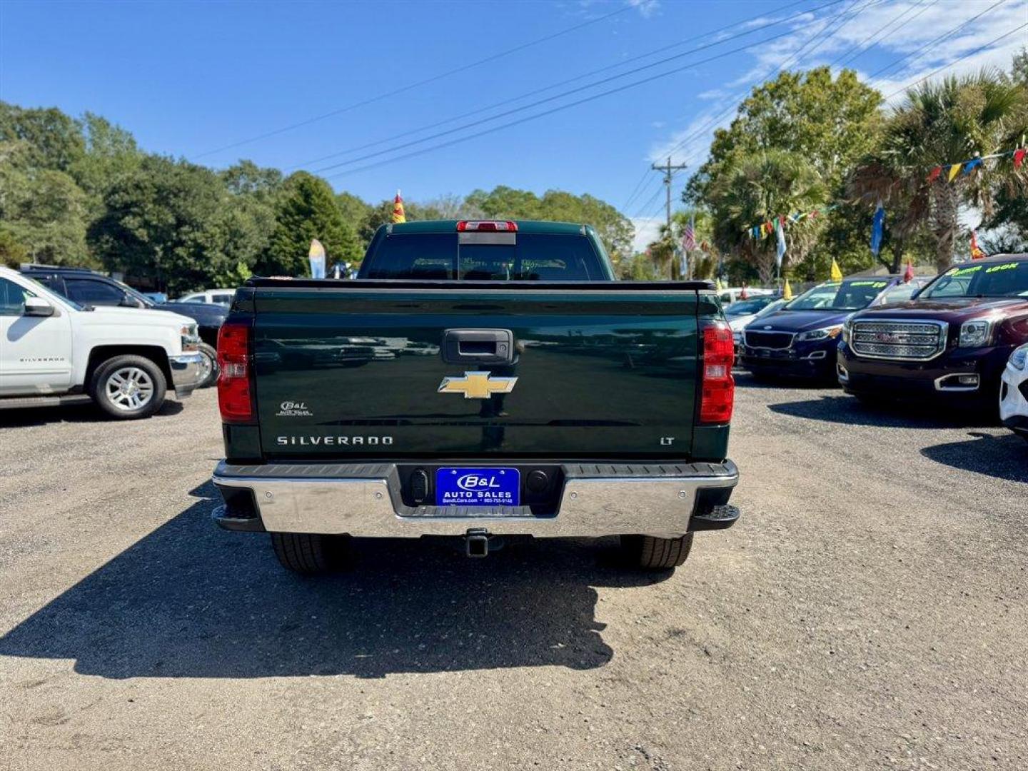 2014 Green /Black Chevrolet Silverado 1500 (1GCRCREC0EZ) with an 5.3l V8 DI VVT Flex 5.3l engine, Automatic transmission, located at 745 East Steele Rd., West Columbia, SC, 29170, (803) 755-9148, 33.927212, -81.148483 - Special Internet Price! 2014 Chevrolet Silverado 1500 - Photo#4