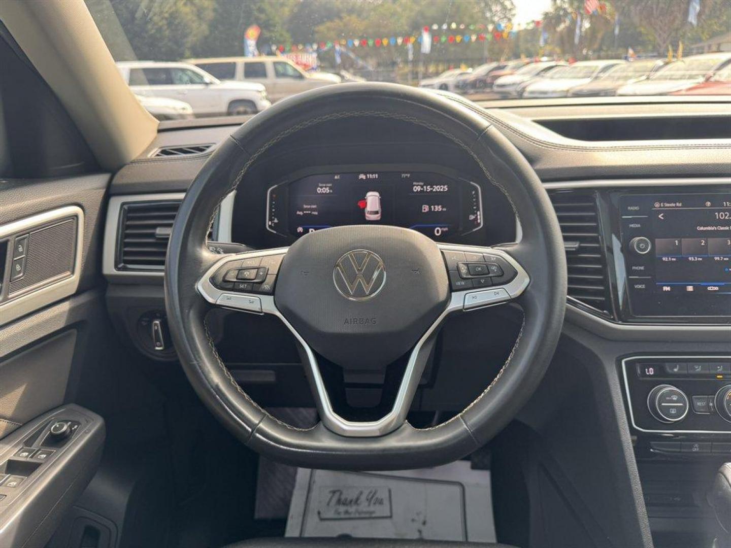 2021 White /Black Volkswagen Atlas (1V2ER2CA3MC) with an 3.6l V6 FSI Dohc 3.6l engine, Automatic transmission, located at 745 East Steele Rd., West Columbia, SC, 29170, (803) 755-9148, 33.927212, -81.148483 - Special Internet Price! 2021 Volkswagen Atlas - Photo#7