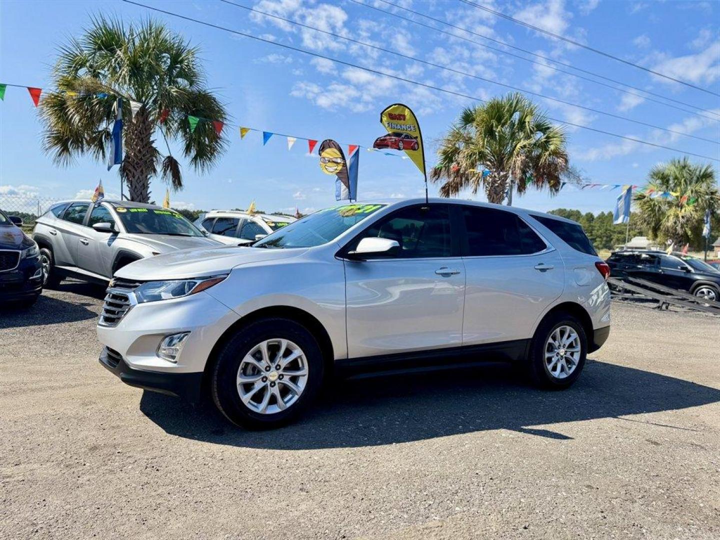 2021 Silver /Cream Chevrolet Equinox (3GNAXUEV3MS) with an 1.5l I-4 DI Dohc T/C 1.5l engine, Automatic transmission, located at 745 East Steele Rd., West Columbia, SC, 29170, (803) 755-9148, 33.927212, -81.148483 - Special Internet Price! 2021 Chevrolet Equinox - Photo#0