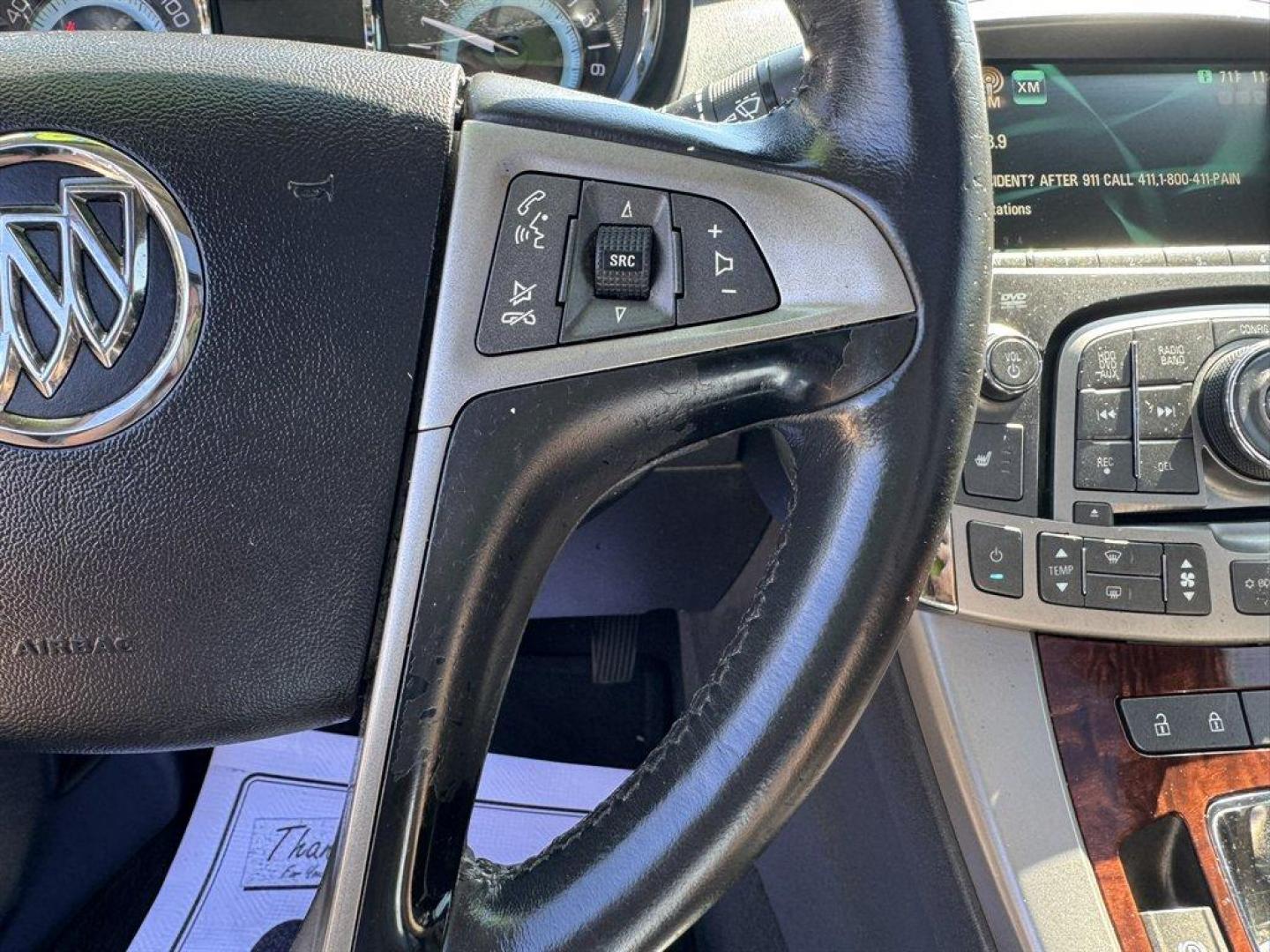 2012 Silver /Black Buick Lacrosse (1G4GD5GR3CF) with an 2.4l I-4 DI Dohc 2.4l engine, Automatic transmission, located at 745 East Steele Rd., West Columbia, SC, 29170, (803) 755-9148, 33.927212, -81.148483 - Special Internet Price! 2012 Buick LaCrosse - Photo#9