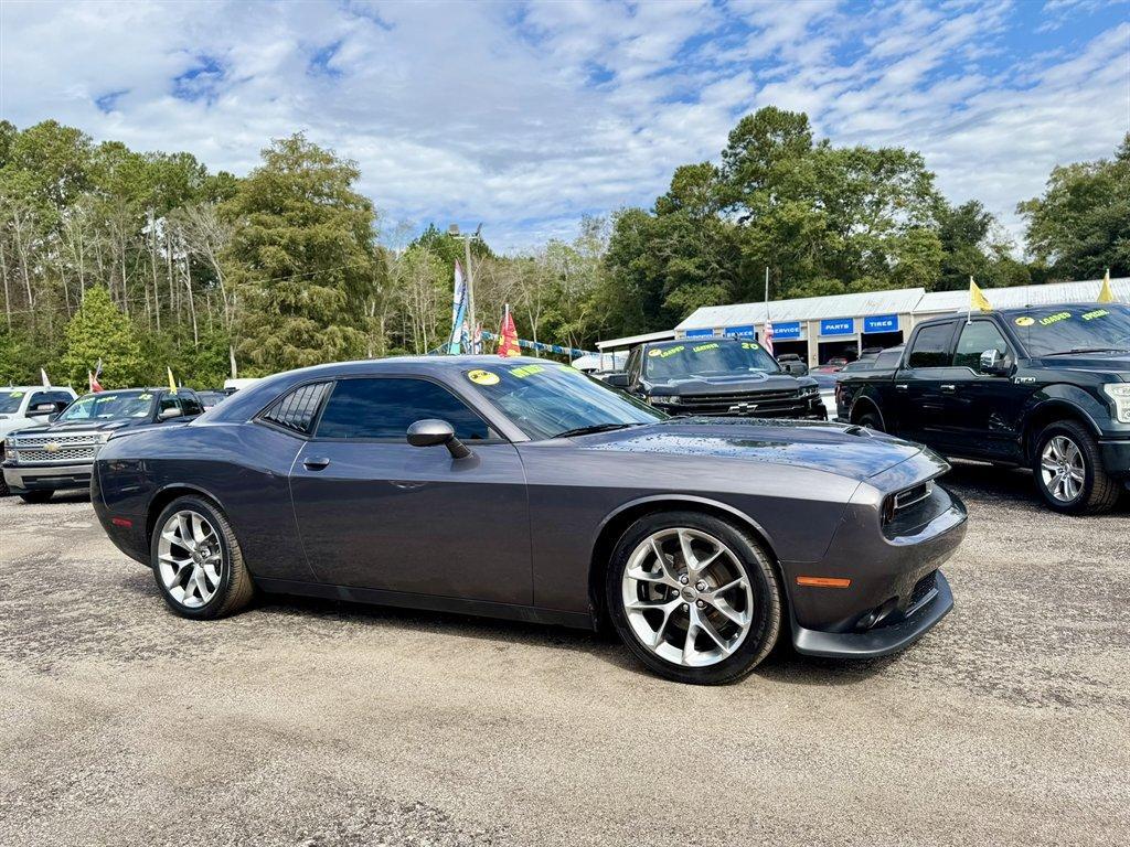 2022 Grey /Black Dodge Challenger (2C3CDZJG6NH) with an 3.6l V6 Smpi Dohc VVT 3.6 engine, Automatic transmission, located at 745 East Steele Rd., West Columbia, SC, 29170, (803) 755-9148, 33.927212, -81.148483 - Special Internet Price! 2022 Dodge Challenger - Photo#2