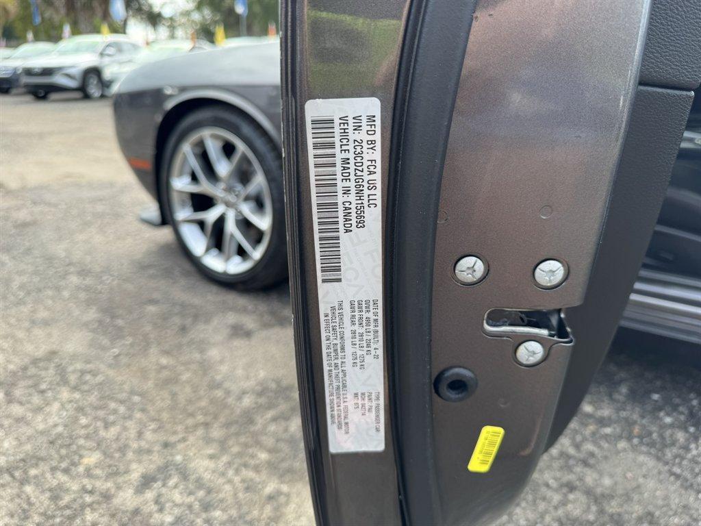 2022 Grey /Black Dodge Challenger (2C3CDZJG6NH) with an 3.6l V6 Smpi Dohc VVT 3.6 engine, Automatic transmission, located at 745 East Steele Rd., West Columbia, SC, 29170, (803) 755-9148, 33.927212, -81.148483 - Special Internet Price! 2022 Dodge Challenger - Photo#25