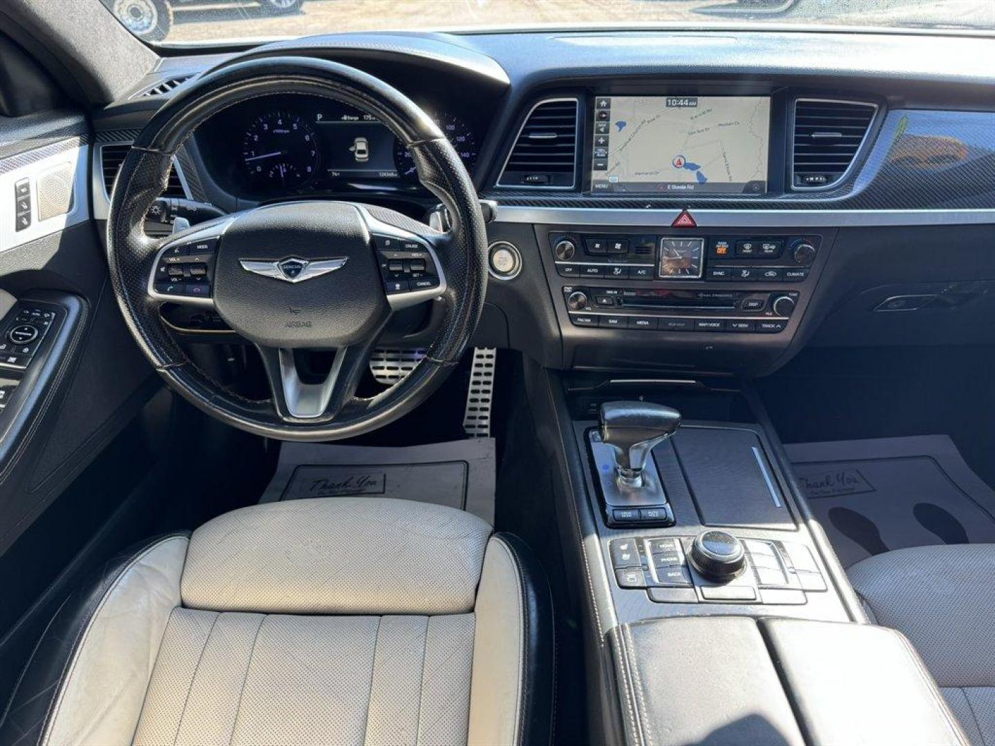 2018 White /Black Genesis G80 (KMHGN4JB8JU) with an 3.3l V6 DI Dohc T/C 3.3l engine, Automatic transmission, located at 745 East Steele Rd., West Columbia, SC, 29170, (803) 755-9148, 33.927212, -81.148483 - Special Internet Price! 2018 Genesis G80 - Photo#6