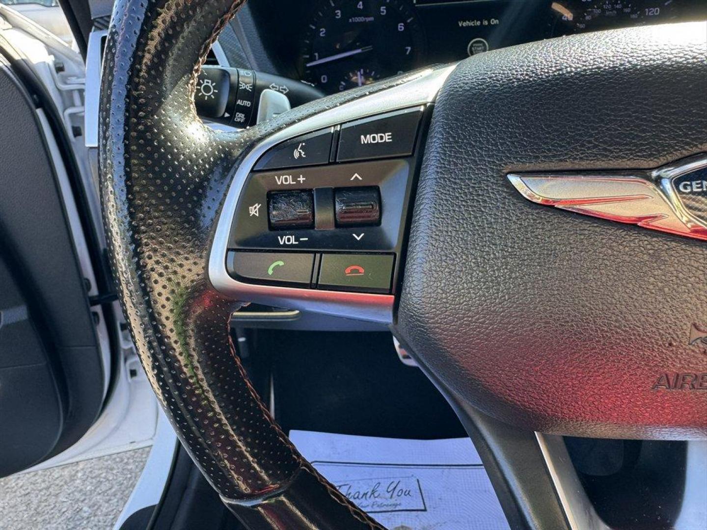 2018 White /Black Genesis G80 (KMHGN4JB8JU) with an 3.3l V6 DI Dohc T/C 3.3l engine, Automatic transmission, located at 745 East Steele Rd., West Columbia, SC, 29170, (803) 755-9148, 33.927212, -81.148483 - Special Internet Price! 2018 Genesis G80 - Photo#8