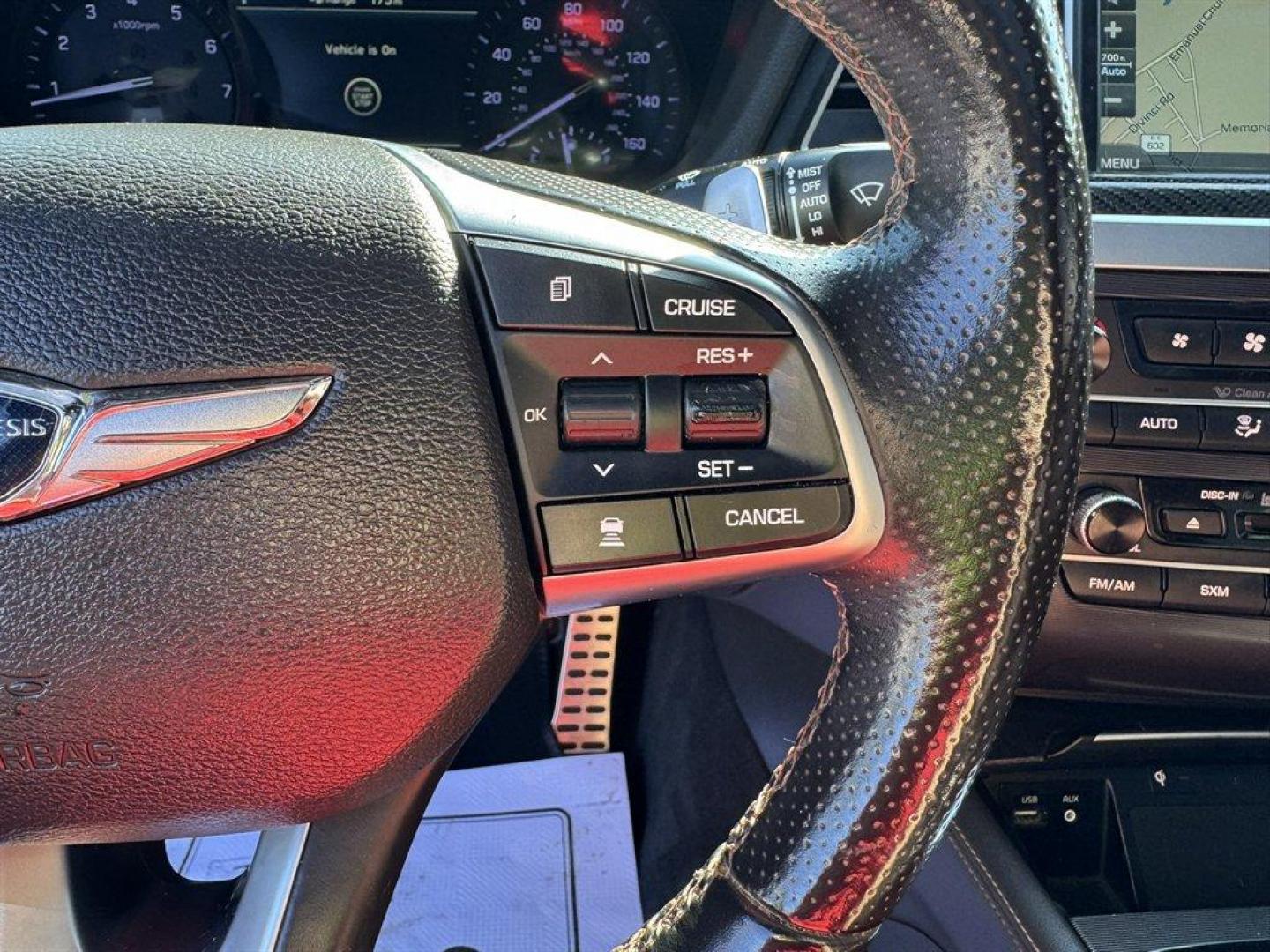 2018 White /Black Genesis G80 (KMHGN4JB8JU) with an 3.3l V6 DI Dohc T/C 3.3l engine, Automatic transmission, located at 745 East Steele Rd., West Columbia, SC, 29170, (803) 755-9148, 33.927212, -81.148483 - Special Internet Price! 2018 Genesis G80 - Photo#9