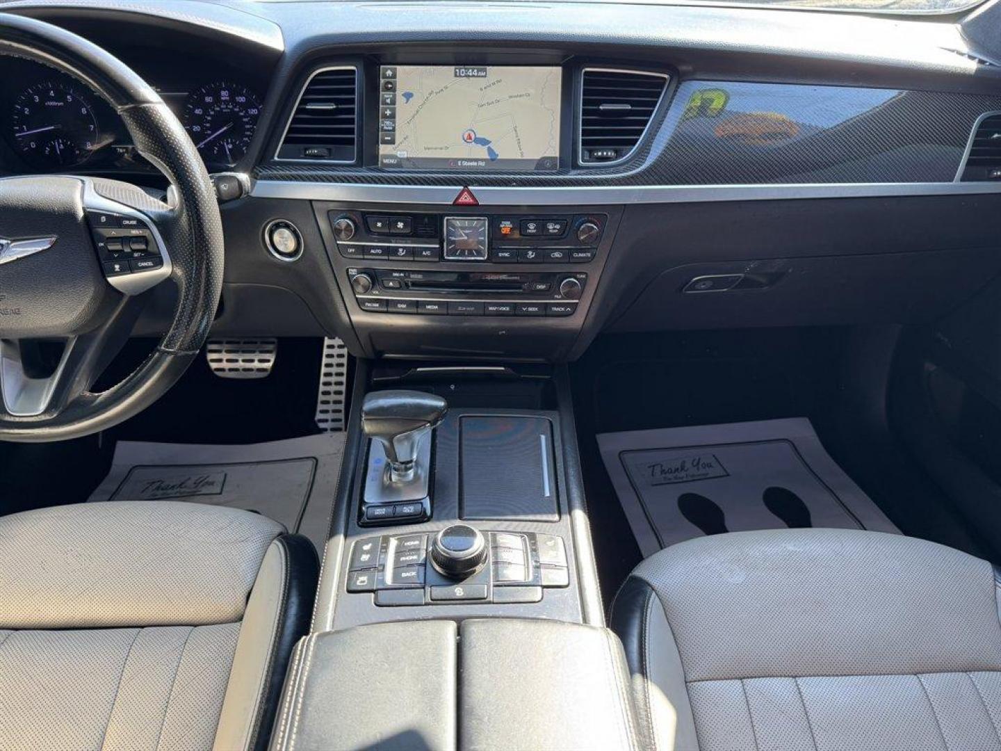 2018 White /Black Genesis G80 (KMHGN4JB8JU) with an 3.3l V6 DI Dohc T/C 3.3l engine, Automatic transmission, located at 745 East Steele Rd., West Columbia, SC, 29170, (803) 755-9148, 33.927212, -81.148483 - Special Internet Price! 2018 Genesis G80 - Photo#11