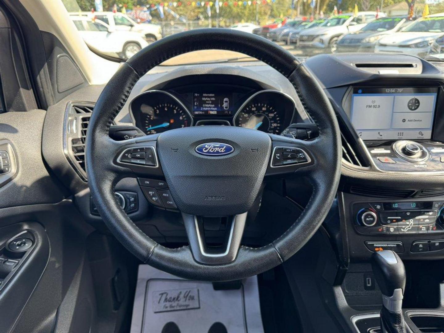 2017 Grey /Black Ford Escape (1FMCU9J99HU) with an 2.0l I-4 DI T/C Ecoboost engine, Automatic transmission, located at 745 East Steele Rd., West Columbia, SC, 29170, (803) 755-9148, 33.927212, -81.148483 - Special Internet Price! 2017 Ford Escape - Photo#7