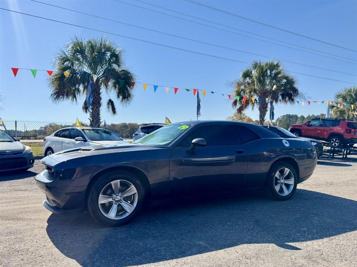 2019 Grey /Black Dodge Challenger (2C3CDZAG5KH) with an 3.6l V6 MPI Dohc VVT Flex engine, Automatic transmission, located at 745 East Steele Rd., West Columbia, SC, 29170, (803) 755-9148, 33.927212, -81.148483 - Special Internet Price! 2019 Dodge Challenger - Photo#0