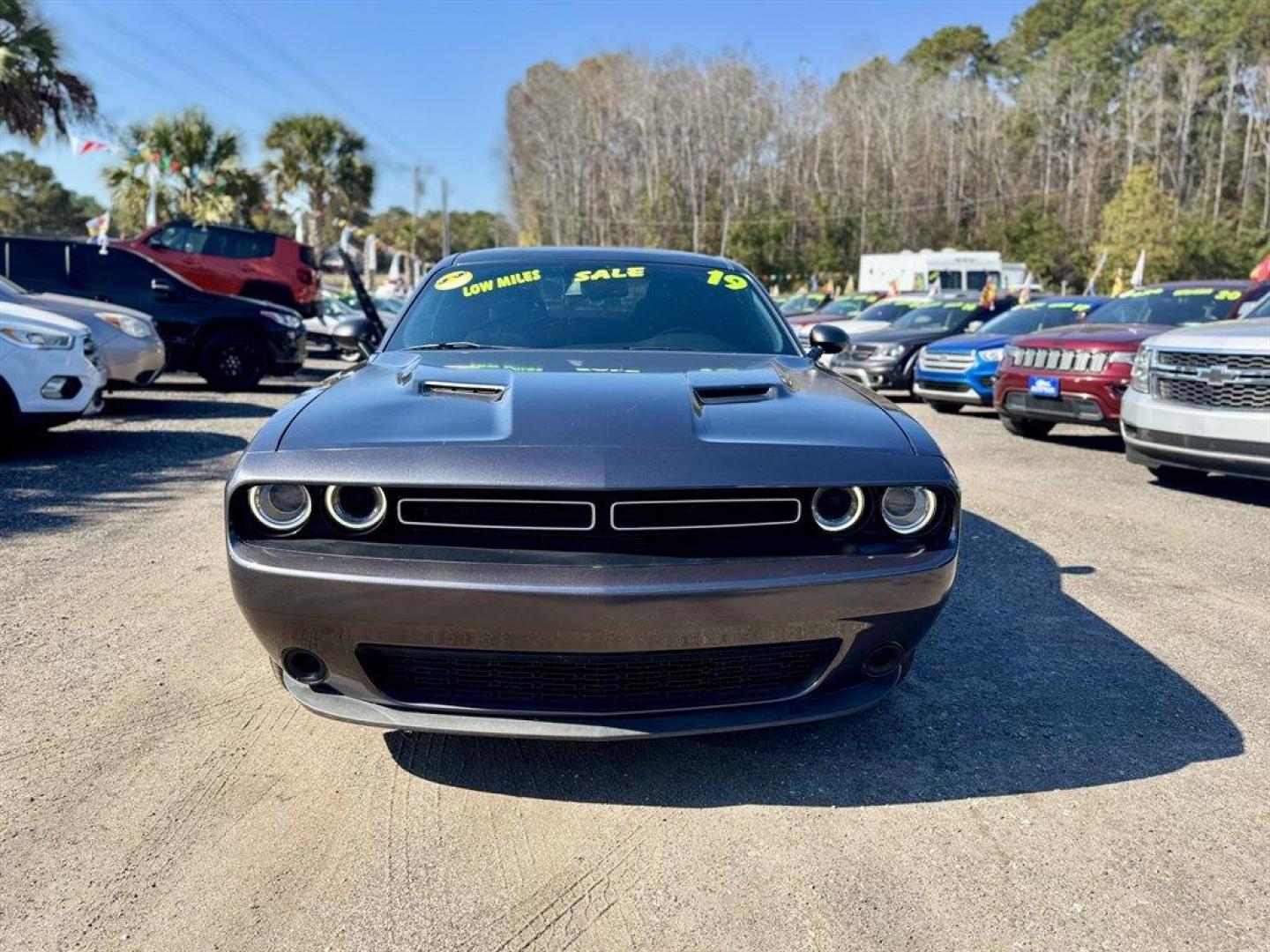 2019 Grey /Black Dodge Challenger (2C3CDZAG5KH) with an 3.6l V6 MPI Dohc VVT Flex engine, Automatic transmission, located at 745 East Steele Rd., West Columbia, SC, 29170, (803) 755-9148, 33.927212, -81.148483 - Special Internet Price! 2019 Dodge Challenger - Photo#1
